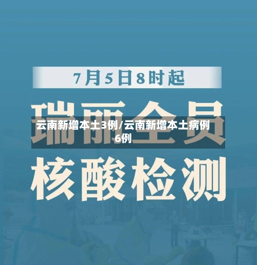 云南新增本土3例/云南新增本土病例6例-第2张图片