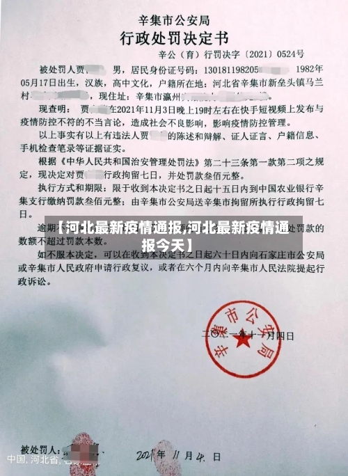【河北最新疫情通报,河北最新疫情通报今天】