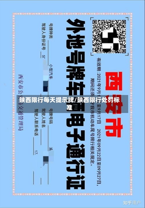 陕西限行每天提示牌/陕西限行处罚标准-第3张图片