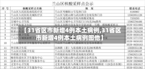 【31省区市新增4例本土病例,31省区市新增4例本土病例图他】-第2张图片